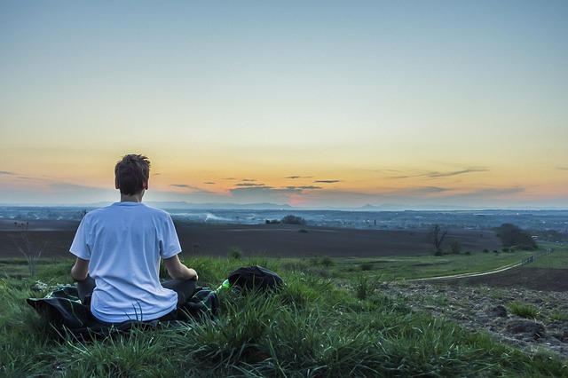 meditace muže